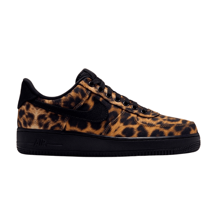 Фото № 1 с приближением к товару «‎Nike Women's Air Force 1 07 SE Leopard Multi-Color Bucktan Desert Ochre Black»