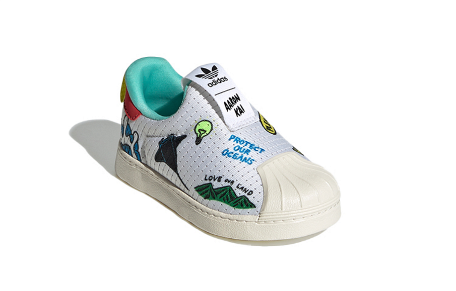 Фото № 3 с приближением к товару «‎Adidas originals Superstar 360 I Primeblue WhiteRedBlue»