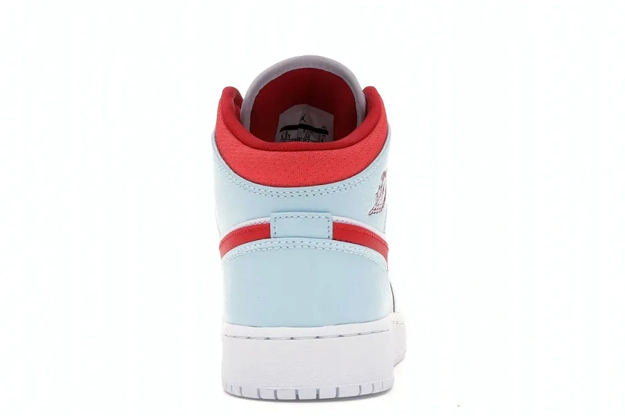 Фото № 4 с приближением к товару «‎Jordan 1 Mid White Topaz Mist »