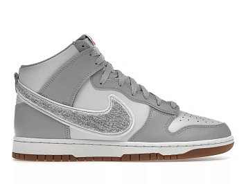 Nike Dunk High University Chenille Swoosh Light Smoke Grey - 1