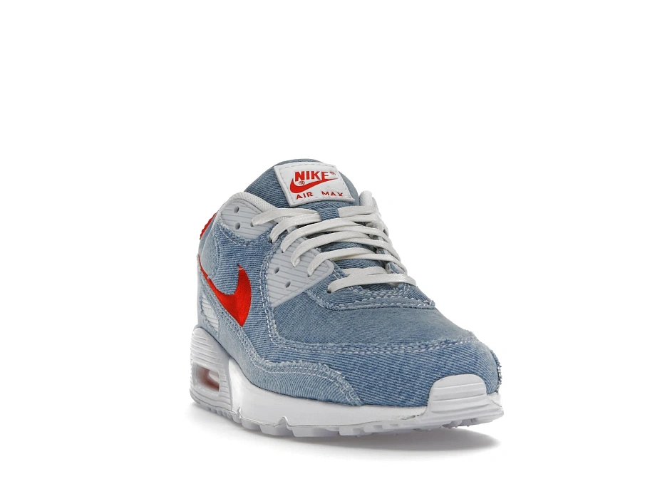 Фото № 3 с приближением к товару «‎Nike Air Max 90 Denim Light Wash»
