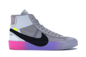 Nike Blazer Mid Off-White Wolf Grey Serena Queen - 1