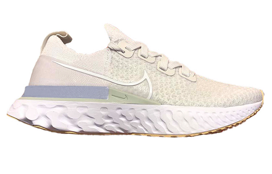 Фото № 2 с приближением к товару «‎Nike Wmns React Infinity Run Flyknit BeigeSilver»