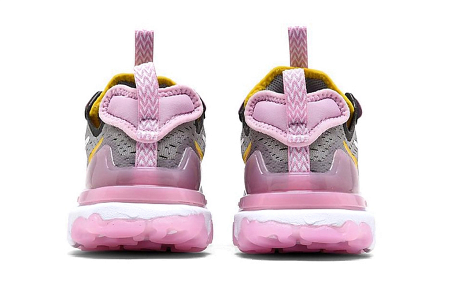 Фото № 4 с приближением к товару «‎Nike NSW React Vision (GS) Running Shoes GreyPinkYellow»