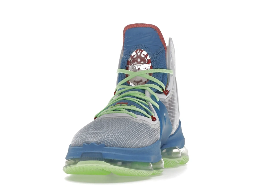 Фото № 3 с приближением к товару «‎Nike LeBron 19 Dutch Blue Lime Glow»