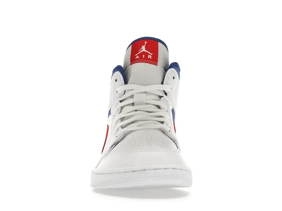 Фото № 2 с приближением к товару «‎Jordan 1 Mid White Red Royal »