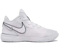 Фото № 1 с приближением к товару «‎Nike Zoom LeBron NXXT Gen White Metallic Silver»