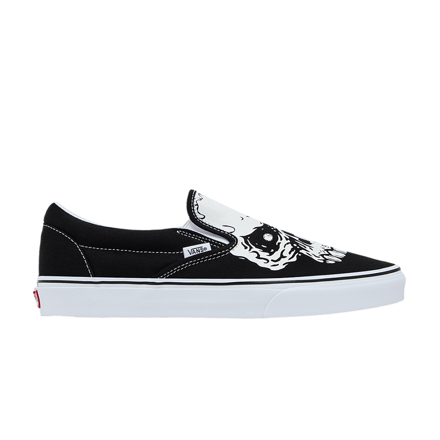 Фото № 1 с приближением к товару «‎Vans Classic Slip-On TM Glow Skull»