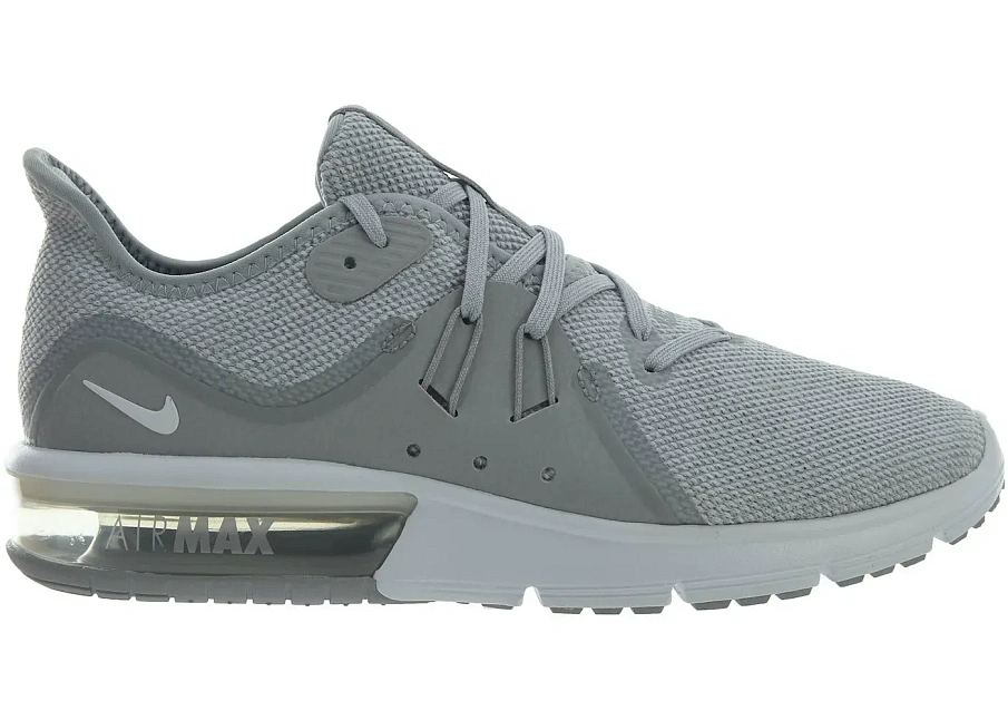 Фото № 1 с приближением к товару «‎Nike Air Max Sequent 3 Wolf Grey White-Pure Platinum»