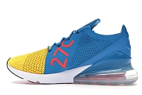 Фото № 3 с приближением к товару «‎Nike Air Max 270 Flyknit Laser Orange Blue Orbit»