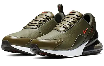 Nike Air Max 270 Premium Leather 'Olive' - 4