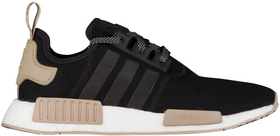 Фото № 1 с приближением к товару «‎adidas NMD R1 Black White Trace Khaki»