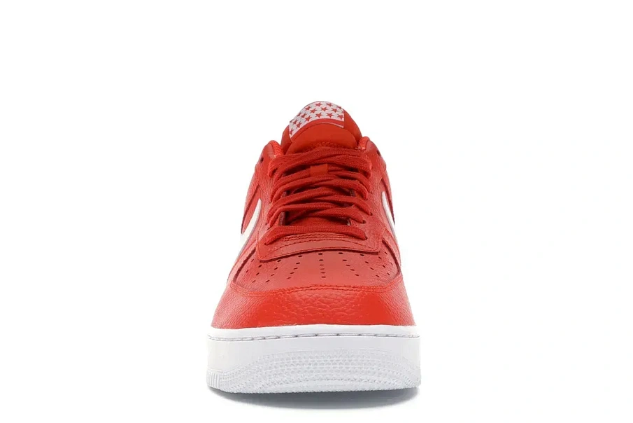 Фото № 2 с приближением к товару «‎Nike Air Force 1 Low Team Orange White»