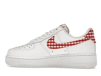 Фото № 5 с приближением к товару «‎Nike Air Force 1 Low 07 Essential White Mystic Red Gingham »