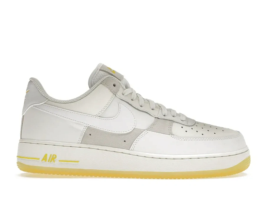 Фото № 1 с приближением к товару «‎Nike Air Force 1 Low '07 UV Reactive Patchwork White Multicolor Yellow »