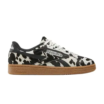 Women's Reebok Club C Grounds UK Cow Print - 1