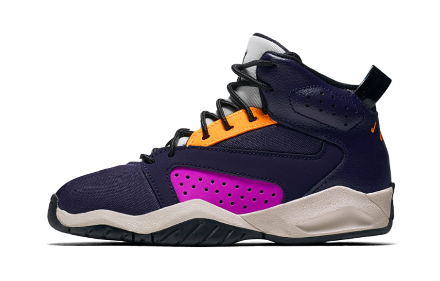 Фото № 1 с приближением к товару «‎Nike Air Jordan Lift Off (BP) Basketball shoes OrangePurpleWhite»