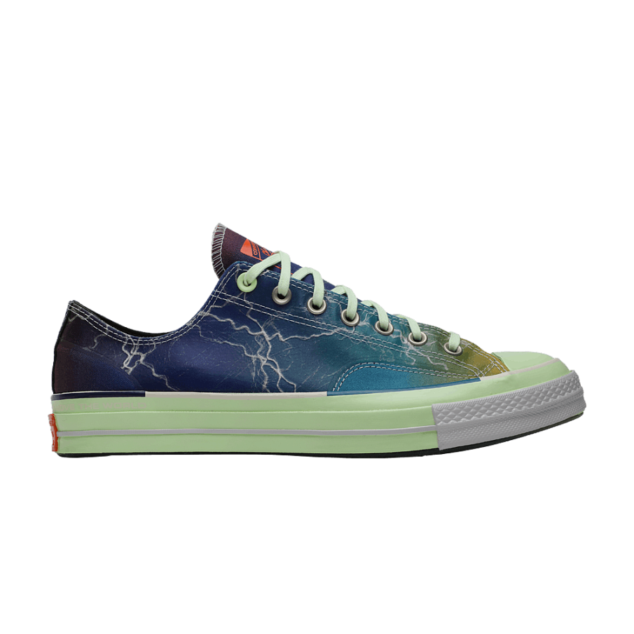 Фото № 1 с приближением к товару «‎Pigalle x Converse Chuck 70 Low Lightning Storm»