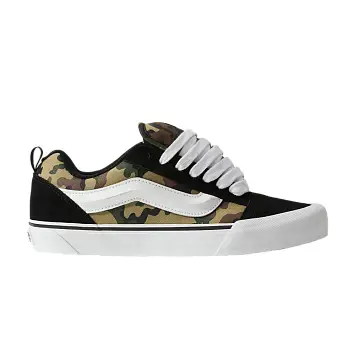 Vans Knu-Skool Black Green Camo - 1