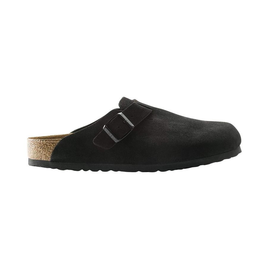 Фото № 2 с приближением к товару «‎Birkenstock Boston Soft Footbed Black»