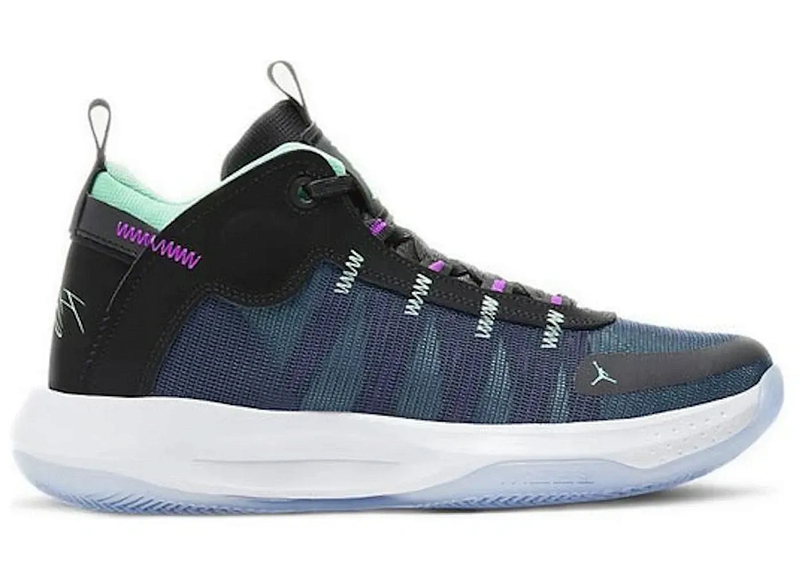Фото № 1 с приближением к товару «‎Jordan Jumpman 2020 Black Green Glow Blue Void»