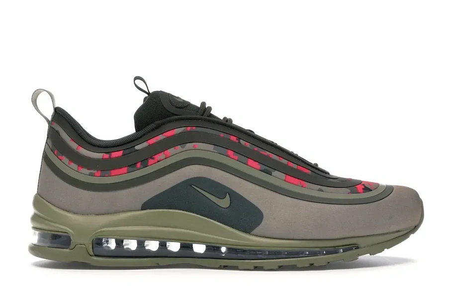 Фото № 1 с приближением к товару «‎Nike Air Max 97 Ultra 17 Digi Camo Olive»