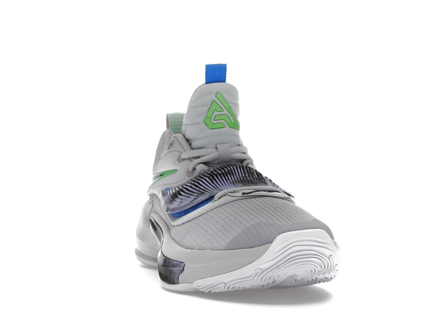 Фото № 4 с приближением к товару «‎Nike Zoom Freak 3 NBA 75th Anniversary Grey Marble Lime»