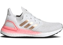 Фото № 1 с приближением к товару «‎adidas Ultra Boost 20 White Copper Flash Red »
