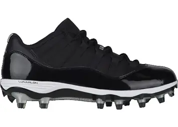 Jordan 11 Retro Low Cleat Black