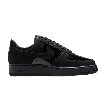 Nike Women's Air Force 1 07 SE Black Metallic Silver