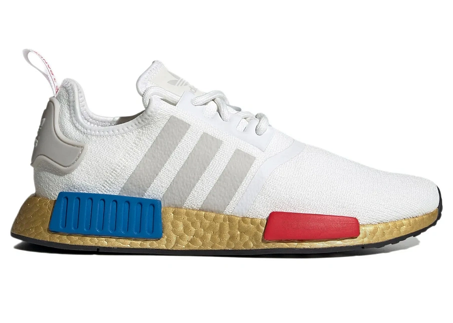Фото № 1 с приближением к товару «‎adidas NMD R1 OG White Gold»