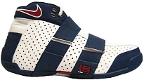 Фото № 1 с приближением к товару «‎Nike LeBron 20-5-5 White Midnight Navy Varsity Red»