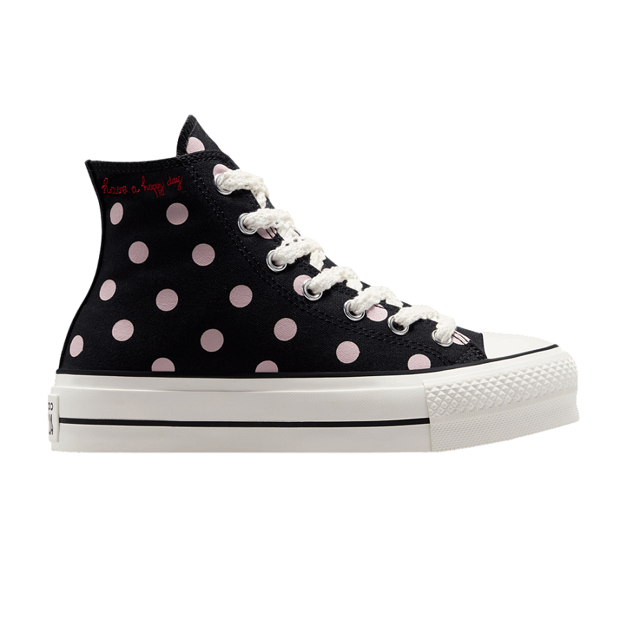 Фото № 1 с приближением к товару «‎Converse Women's Chuck Taylor All Star Lift Platform High Polka Dots»