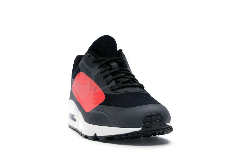 Фото № 4 с приближением к товару «‎Nike Air Max 90 NS Big Logo Black Crimson»