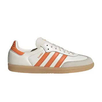 adidas Women's Samba OG Off White Dusky Orange Gum - 1