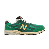 Фото № 1 с приближением к товару «‎Teddy Santis x New Balance 990v3 Big Kid Green Gold (GC990GG3)»