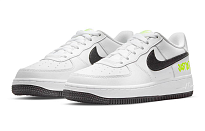 Фото № 3 с приближением к товару «‎Nike Air Force 1 Low GS 'Just Do It - White Volt'»
