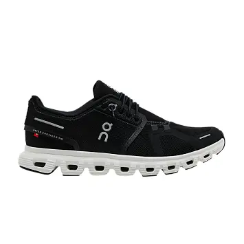 ON Women's Cloud 6 Black White - 1