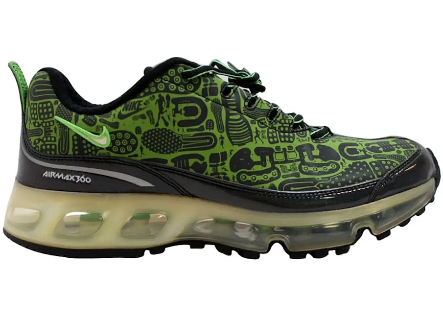 Фото № 1 с приближением к товару «‎Nike Air Max 360 Rejuvenation Black Green Bean»