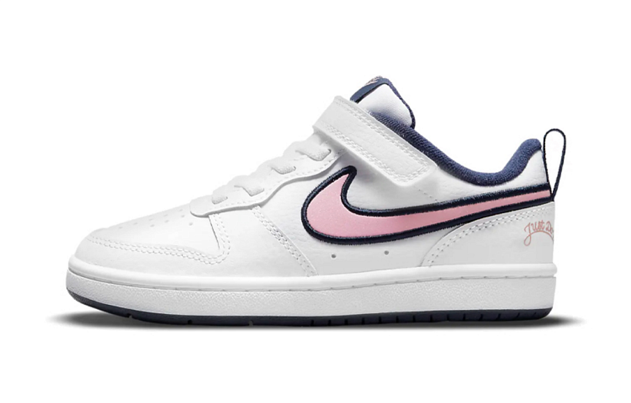 Фото № 1 с приближением к товару «‎Nike Court Borough Low 2 Se Bp Skate Shoes WhiteBluePink»