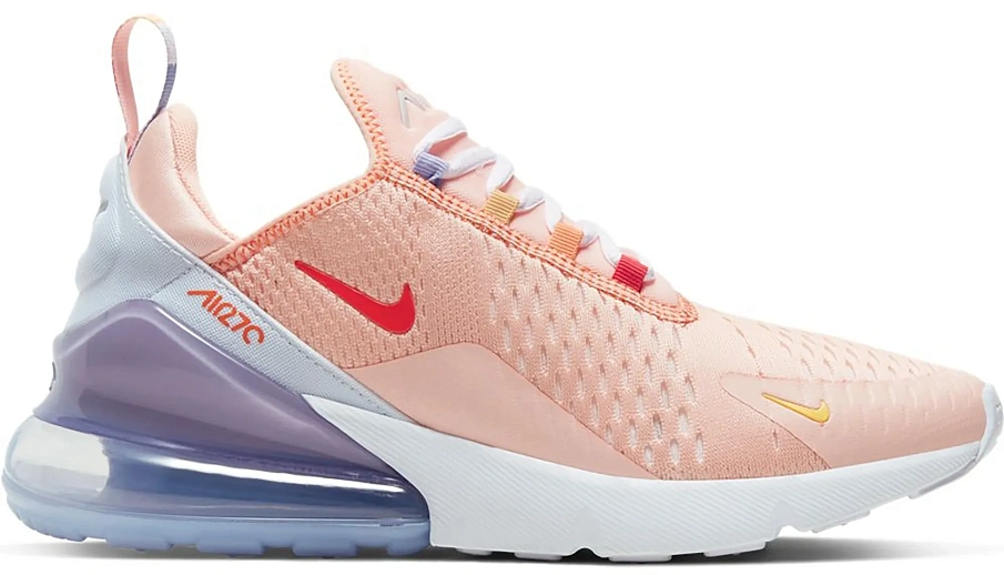 Фото № 1 с приближением к товару «‎Nike Air Max 270 Washed Coral Football Grey »