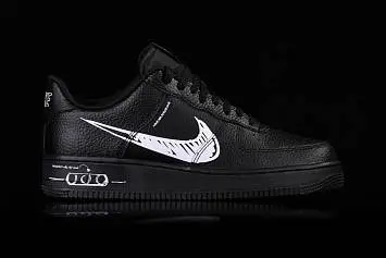  Nike Air Force 1 Low Skate shoes Black - 2
