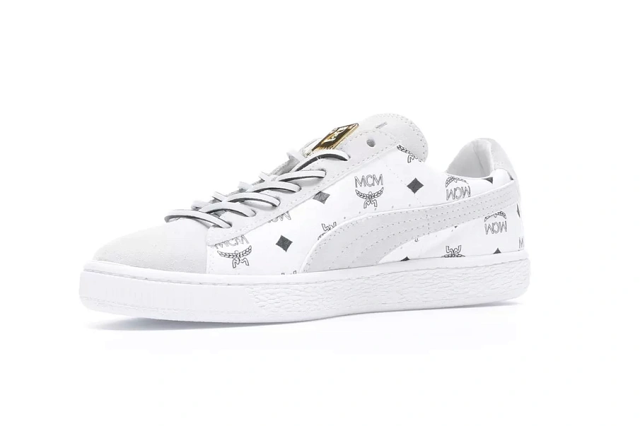 Фото № 4 с приближением к товару «‎Puma Suede Classic MCM (White)»