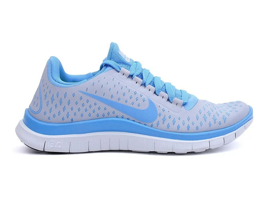 Фото № 1 с приближением к товару «‎Nike Free Run 3.0 V4 Wolf Grey University Blue »