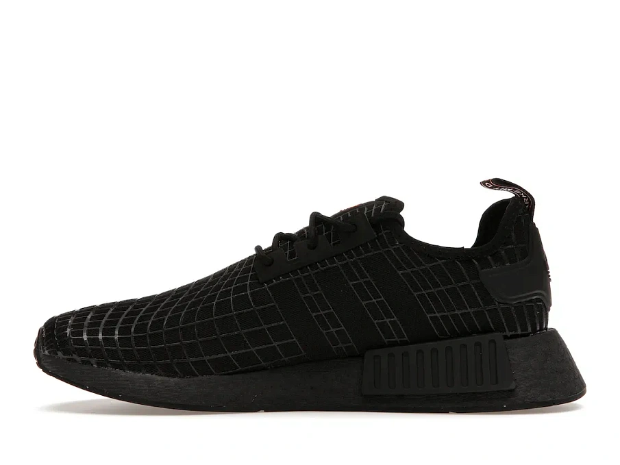 Фото № 3 с приближением к товару «‎adidas NMD R1 Core Black Beam Orange»