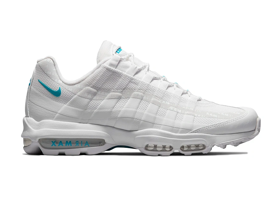 Фото № 1 с приближением к товару «‎Nike Air Max 95 Ultra White Laser Blue»
