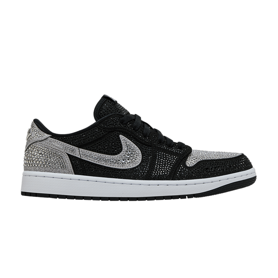 Фото № 1 с приближением к товару «‎Swarovski x Women's Air Jordan 1 Retro Low OG Shadow»