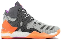 Фото № 1 с приближением к товару «‎adidas D Rose 7 Primeknit Grey Purple Orange»