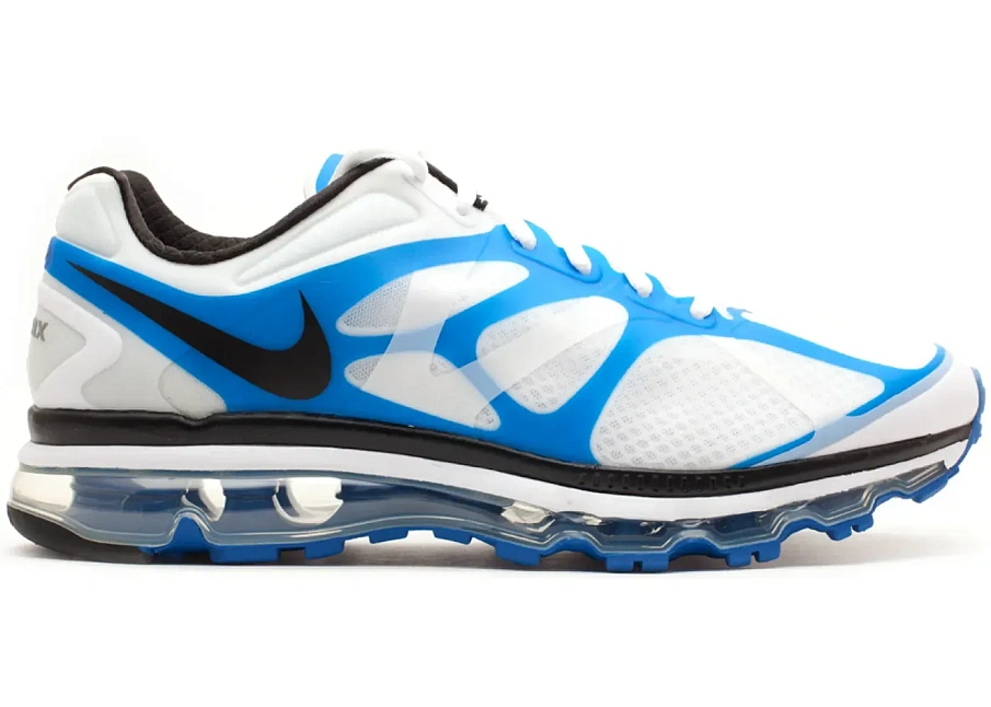 Фото № 1 с приближением к товару «‎Nike Air Max 2012 White Black Blue Spark»