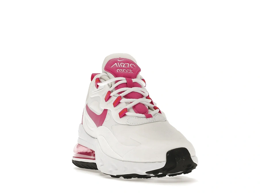 Фото № 2 с приближением к товару «‎Nike Air Max 270 React White Fire Pink »